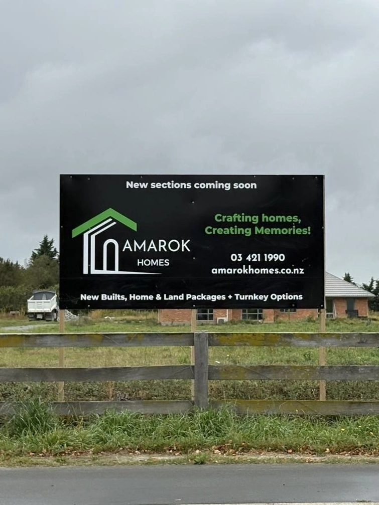 Amarok Homes Billboard