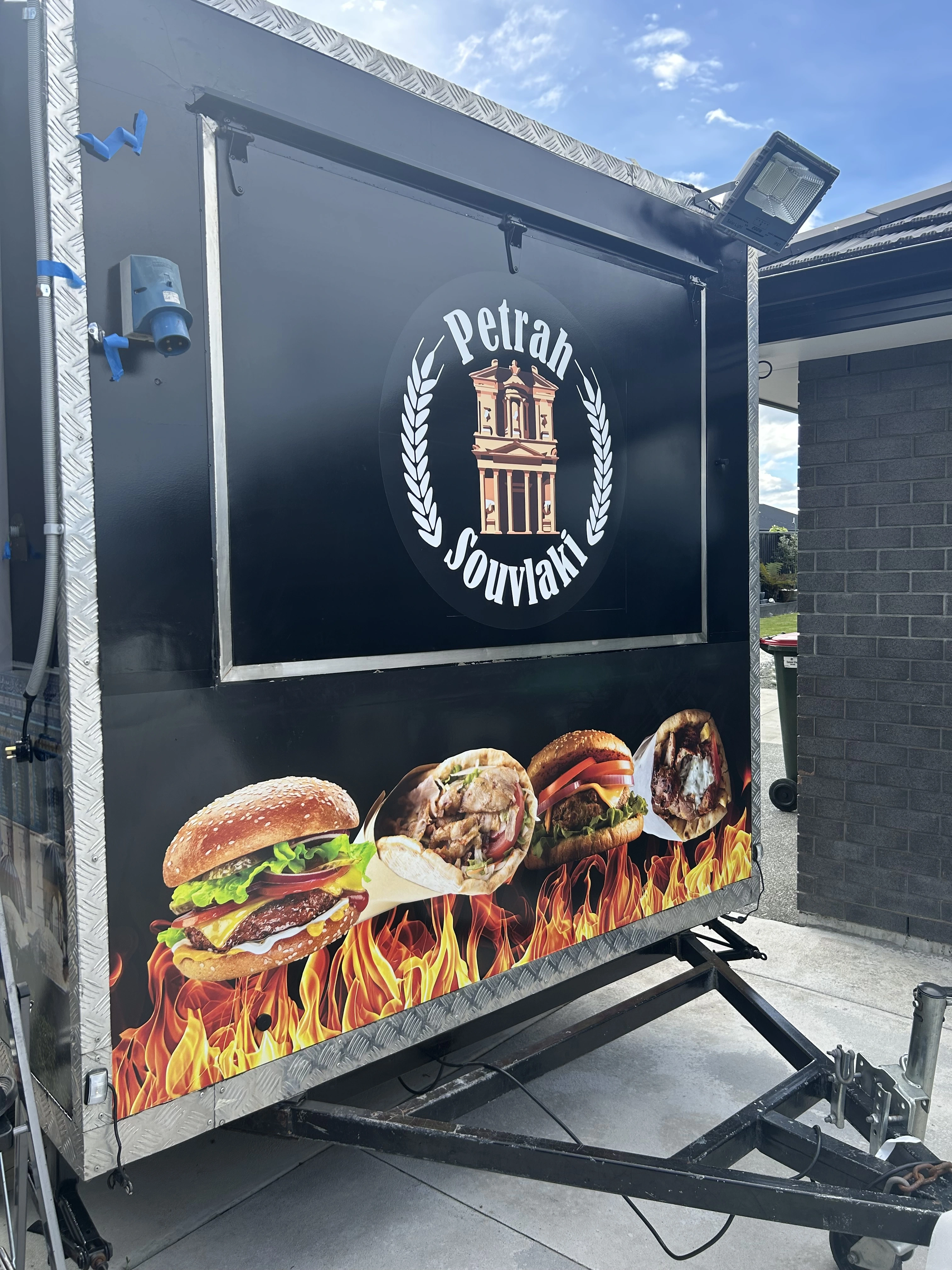 Petrah Souvlaki Food Truck Wrap