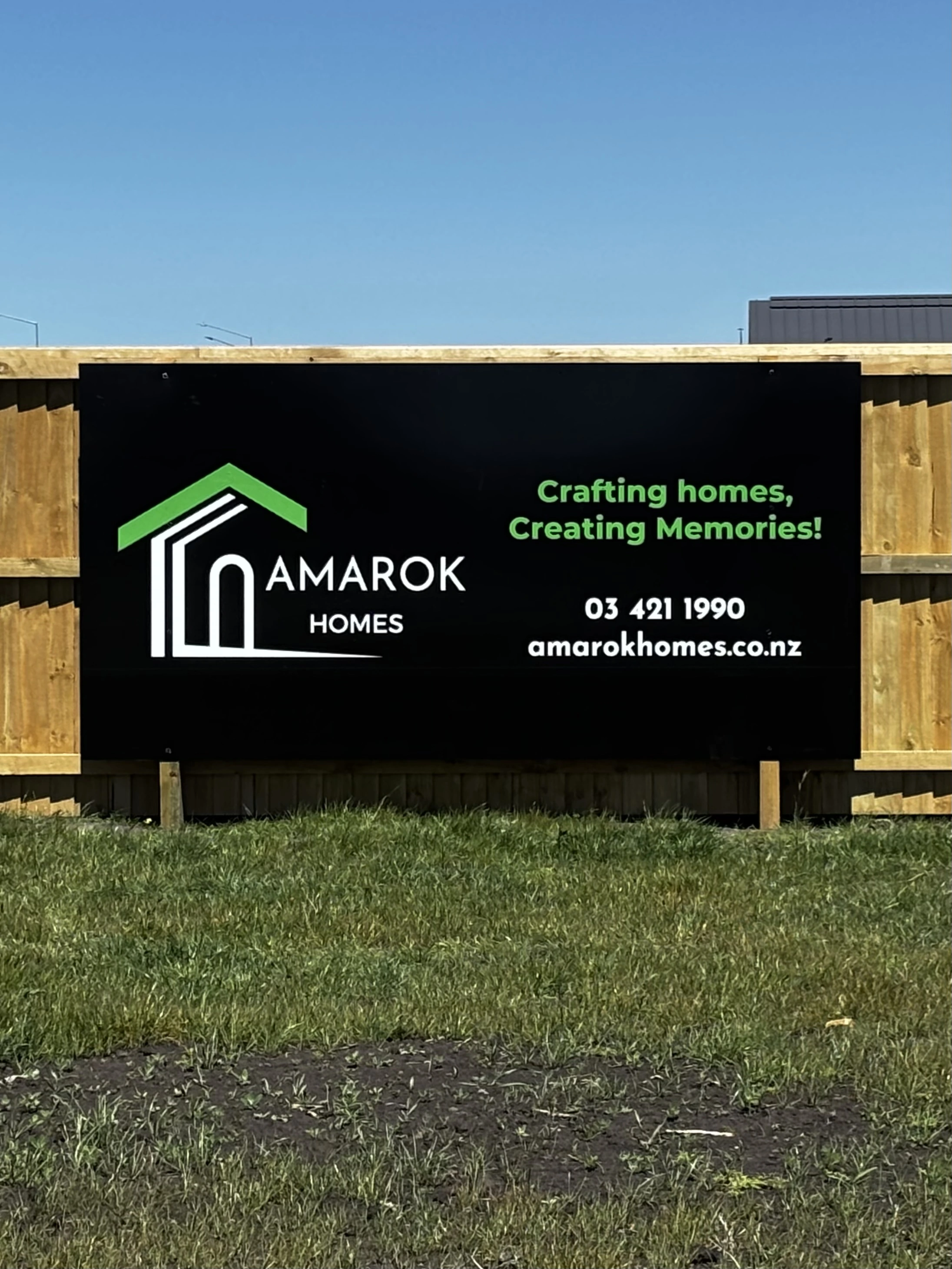 Amarok Homes Signage